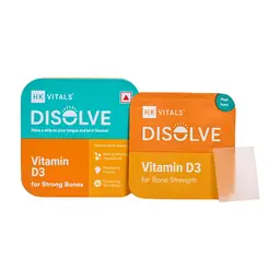 HealthKart -  HK Vitals DISOLVE Vitamin D, for Stronger Bones, No Added Sugar, Raspberry, 30 Strips icon