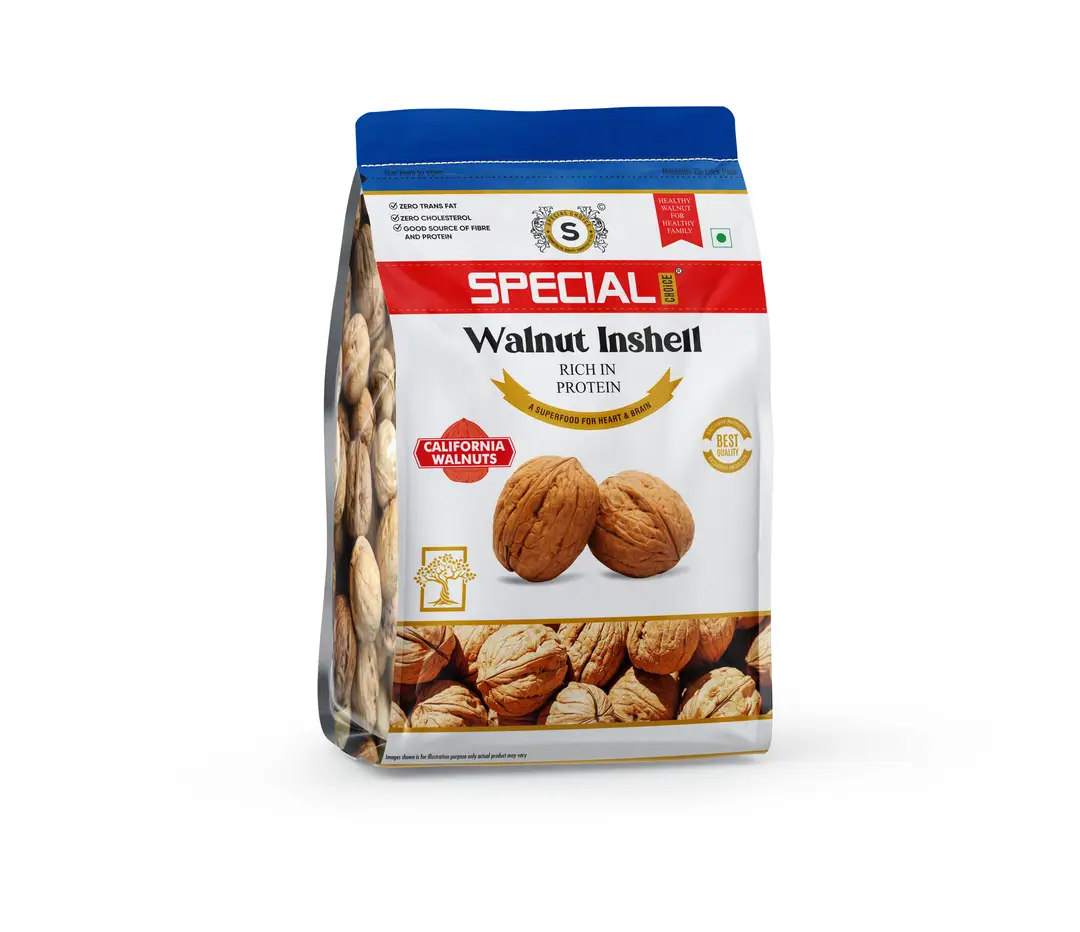 Special Choice Raw California Inshell Walnuts Premium for Weight Regulation - Pack of 1 (500 gm)