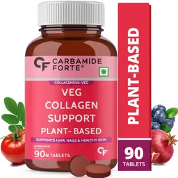 Carbamide Forte 100% Veg Collagen Builder with Plant Based Collagen Support Supplement for Skin and Hair icon