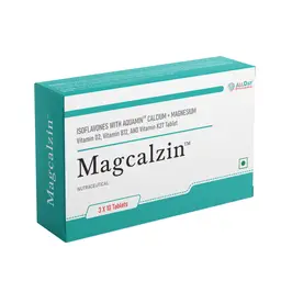 Allday Pharma Magcalzin with Mineral and Vitamins for Bone health, Muscle Health and Heart Health icon