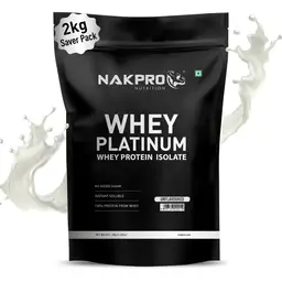 Nakpro PLATINUM 100% Whey Protein Isolate for Muscle Recovery and Lean Muscle Growth