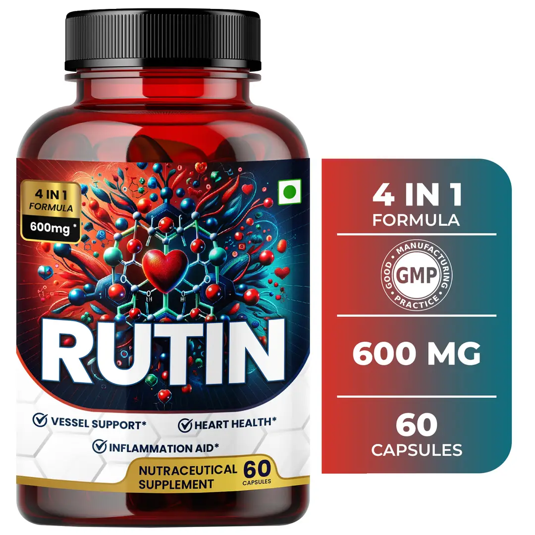 Humming Herbs Rutin for Heart Health Support - Pack of 1 (60 Capsules)