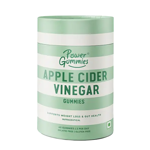 Power Gummies Apple Cider Vinegar Gummies for Weight Management - Pack of 1 (60 Gummies)