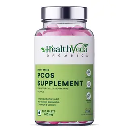 Health Veda Organics - Plant Based PCOS Multivitamin for Balancing Hormonal Levels, Reduces Acne and Facial Hair icon