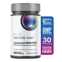 Decode Age Liposomal NMN with 99.9% Pure Beta NMN and NAD+ for Energy, Metabolism, Cellular Repair & Brain Health