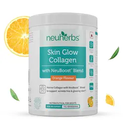 Neuherbs Skin Glow Collagen with Glucosamine, Hyaluronic acid for Supporting Wrinkle Free and Glowing Skin icon
