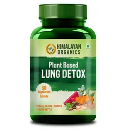 Himalayan Organics Lung Detox | Cleanse Purify | Arjuna & Vasaka Leaf | Respiratory Support | Plant Based Herbal Supplement – 60 Tablets icon