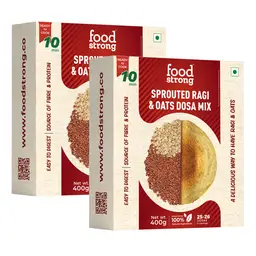 Foodstrong Sprouted Ragi & Oats Dosa Mix for Weight Loss and Reducing Blood Sugar icon