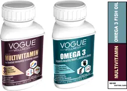 Vogue Wellness Fish Oil Omega3 and Multivitamin Capsules (Combo) icon