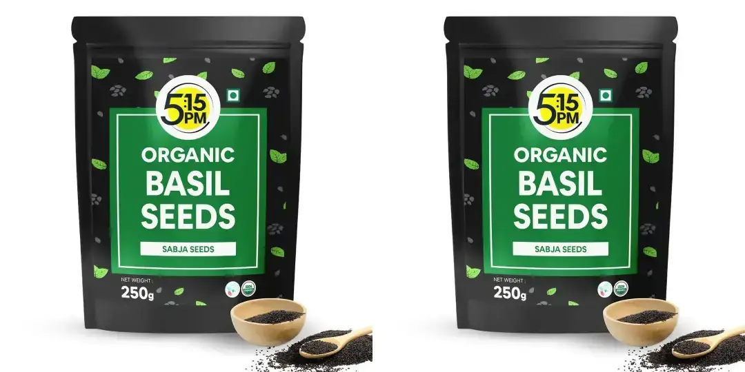 5:15PM Basil Seeds for Digestion and Weight Management - 500 gm