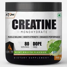 AS-IT-IS ATOM Creatine Monohydrate for Increased Strength And Powerful Pumps