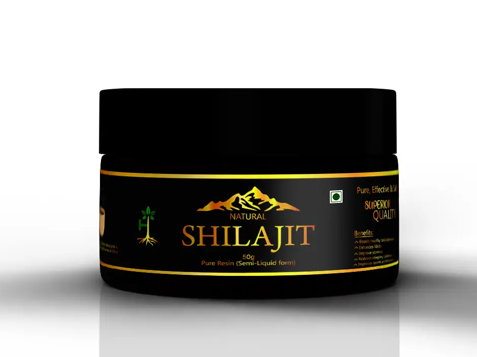Humming Herbs Himalayan Shilajit Resin Stamina Vitality & Endurance Booster - 50 gm