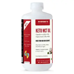 Sharrets Vegan Keto MCT Oil 500ml - Coconut MCT Oil for Fat loss, Intermittent fasting & Energy icon
