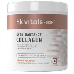 HK vitals Marine Collagen Supplement | Vitamin C, E, Sodium Hyaluronate | For Healthy Skin, Hair & Nails