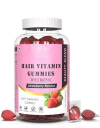 Newtreesun - Hair Vitamin Gummies with Biotin - Strawberry flavour icon