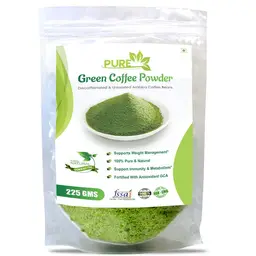 Simply Herbal Soulager Pure Green Coffee Beans Powder For Best Natural Weight Loss And Belly Fat Burner - 225 g icon