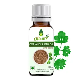 Oilcure - Coriander Seed Oil Cold Pressed - for Thyroid, Digestion, Mentruation Pains icon