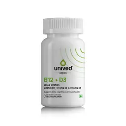 Unived -  Basics B12+D3 - With Organic Moringa Leaf Powder - For Production Of Healthy Blood Cells And Dna  icon