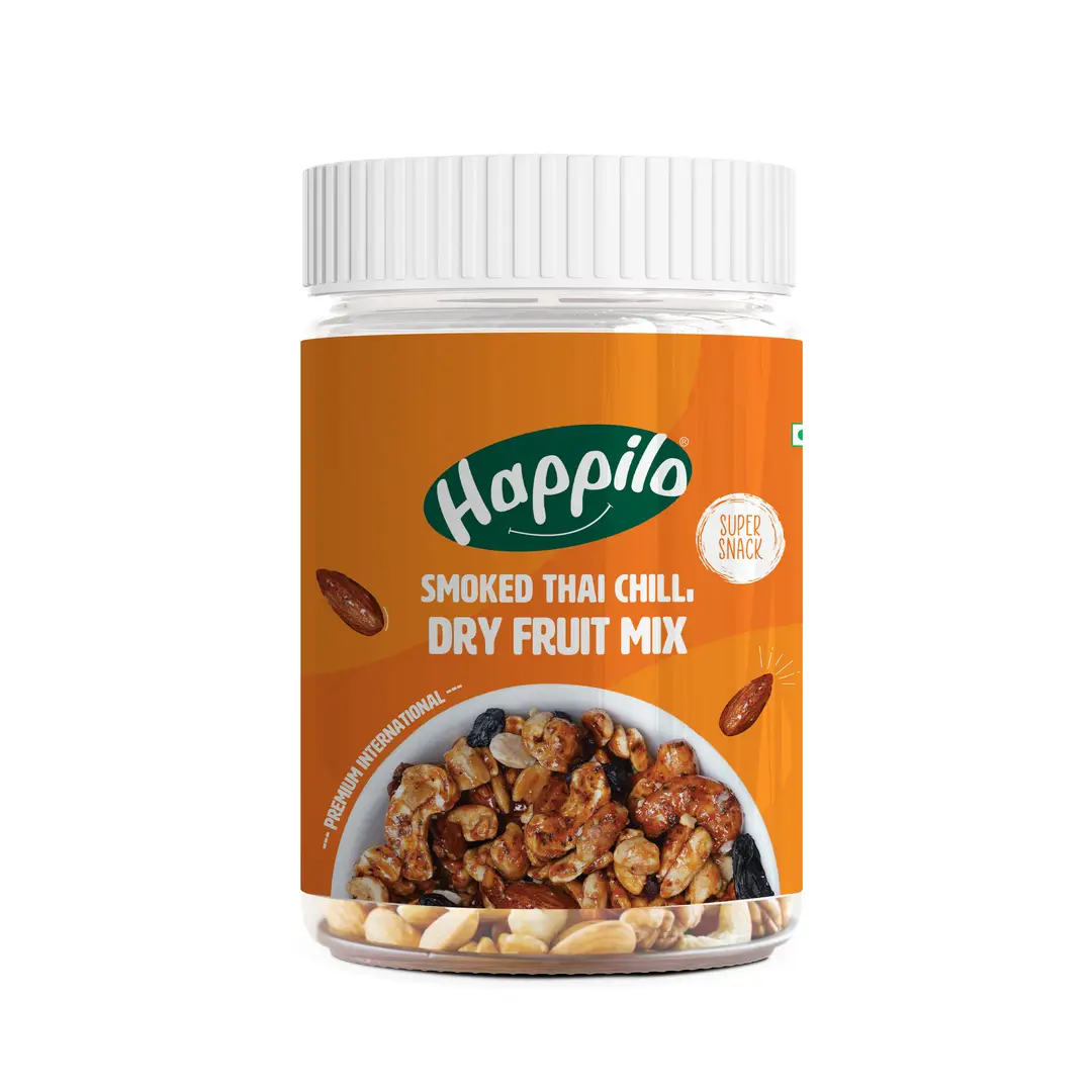 Happilo Premium International Smoked Thai Chilly Dry Fruit Mix - 200 gm