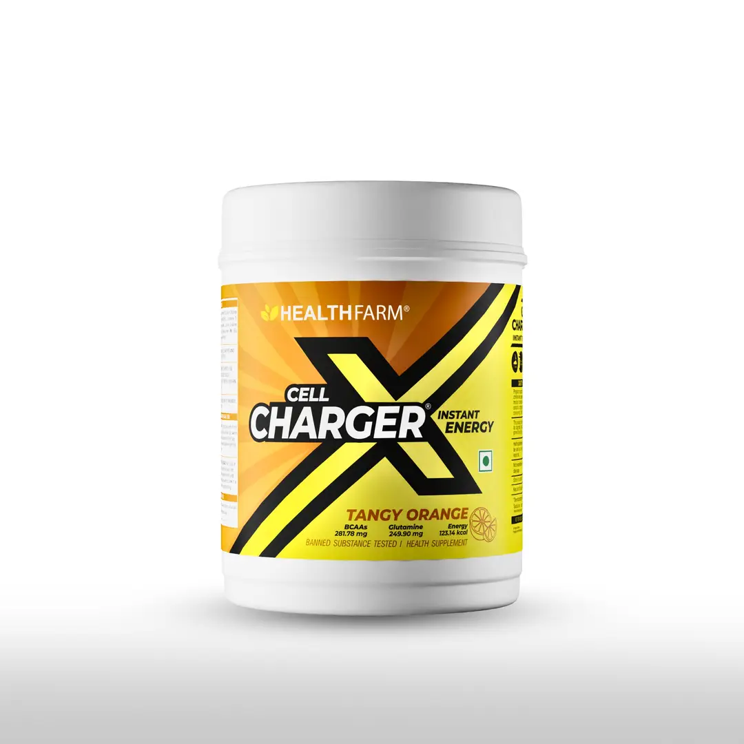 Healthfarm Cell Charger Instant Energy Drink - Tangy Orange,1 Kg