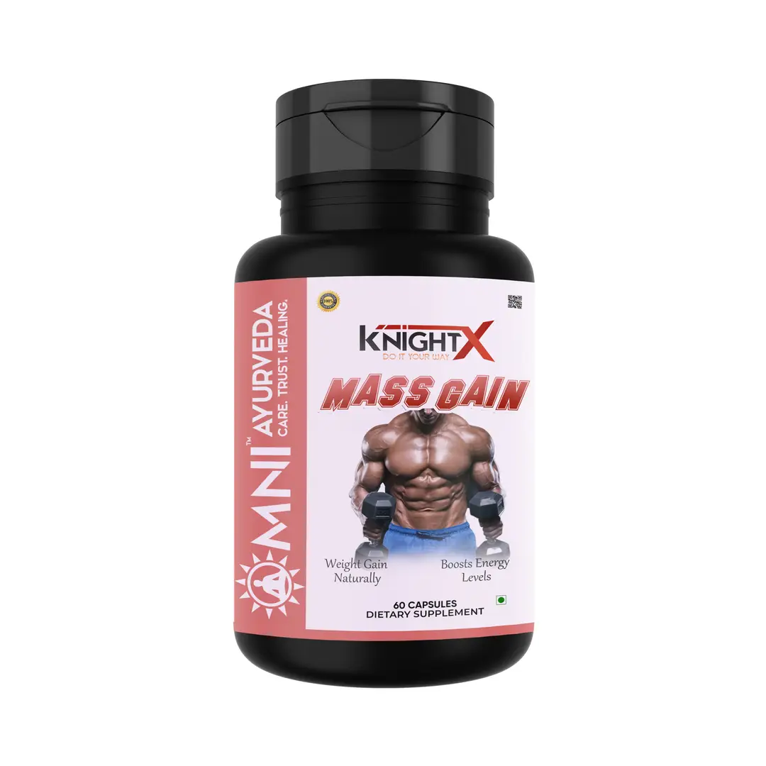KnightX - Super Gainer Xxl Capsules - For Weight Gainer - 60 Capsules - Pack of 1 (60 Capsules)
