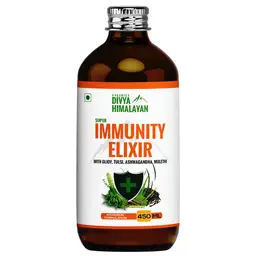 Divya Himalayan Super Immunity Elixir Ayuvedic Syrup for boosts immunity and digestion,weight management,respiratory and liver health - 450 ml icon