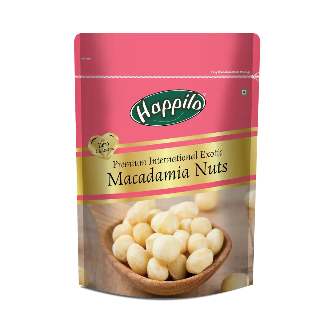 Happilo Premium International Exotic Macadamia Nuts - Pack of 1 (150 gm)