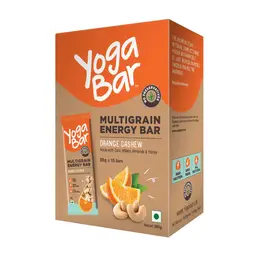 Yogaabr Cashew Orange Energy Bars Pack of 10 icon