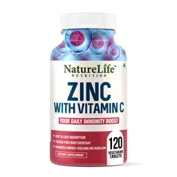 Nature Life Nutrition - Zinc Supplement with Vitamin C for Immunity & Recovery icon