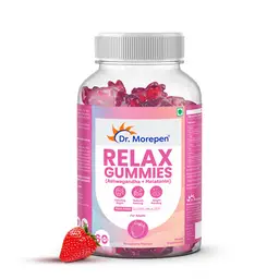 Dr. Morepen Relax Gummies with Ashwagandha & Melatonin for Restful Sleep