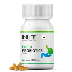 INLIFE - Prebiotics and Probiotics Supplement for Men Women - 60 Capsules icon