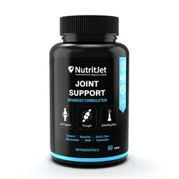 NutritJet -  Joint Support Supplement with Glucosamine, Chondroitin, MSM with Boswellia & Devil’s Claw | 60 Tablets | icon