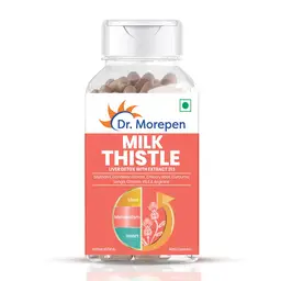 Dr. Morepen Milk Thistle+ for Liver Detox, Protection and Enhancement