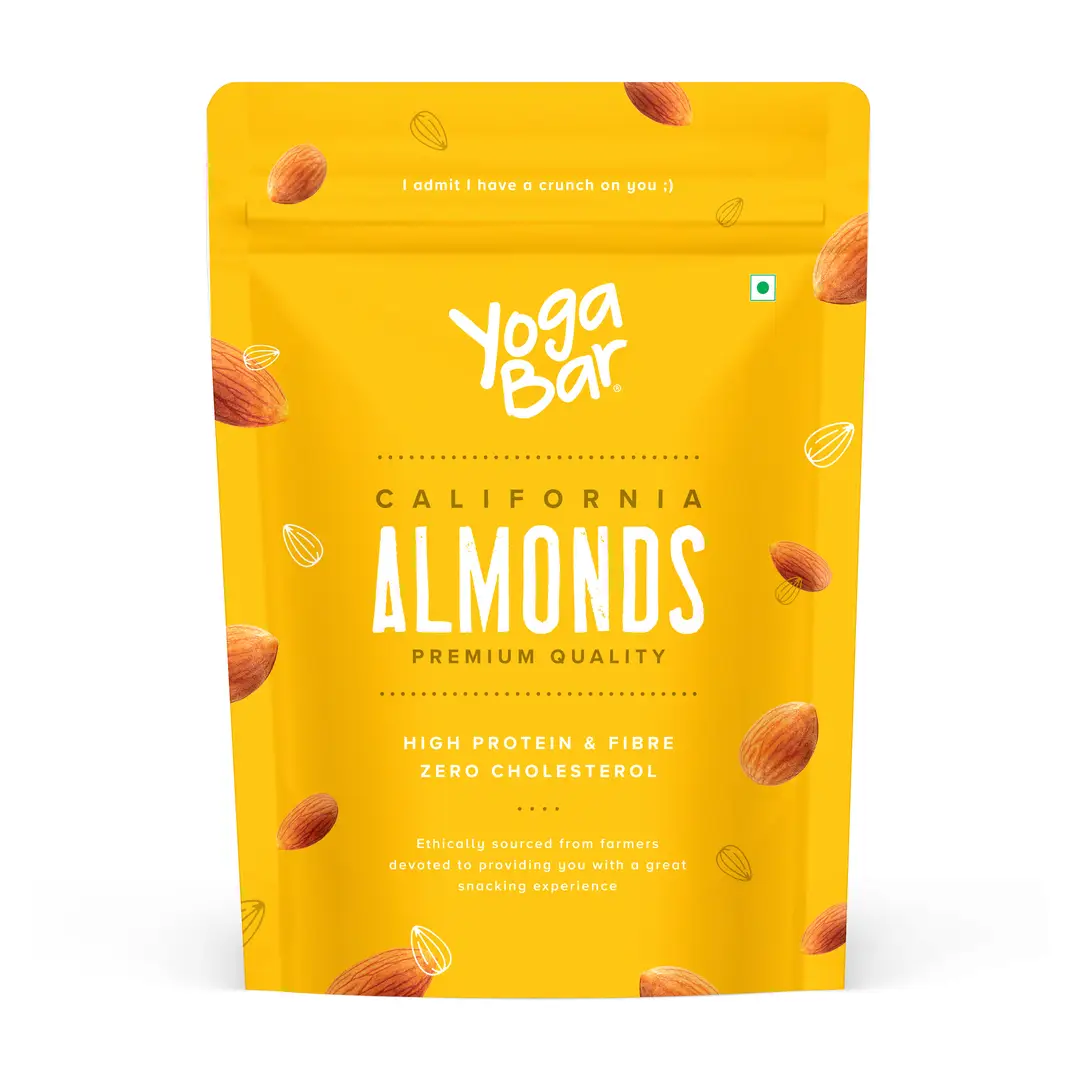 Buy Yogabar Almonds with Badam Giri Nuts and Dry Fruits (200 gm)