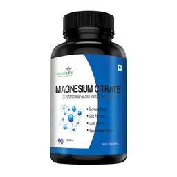 Simply Herbal Magnesium Citrate Complex Supplements 330 mg for Men Women Immunity, Nerves, Heart Health, Muscles Recovery, Bone Energy, Metabolism, Natural Sleep & Relief - 90 Tablets icon