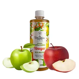 the Vitamin company - Organic Apple Cider Vinegar with Mother For Weight Management with Pomegranate and Vitamin B6 icon