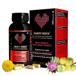 Nature Code Party Rock Supports Complete Liver Health.- 60 Veg.Capsule. icon