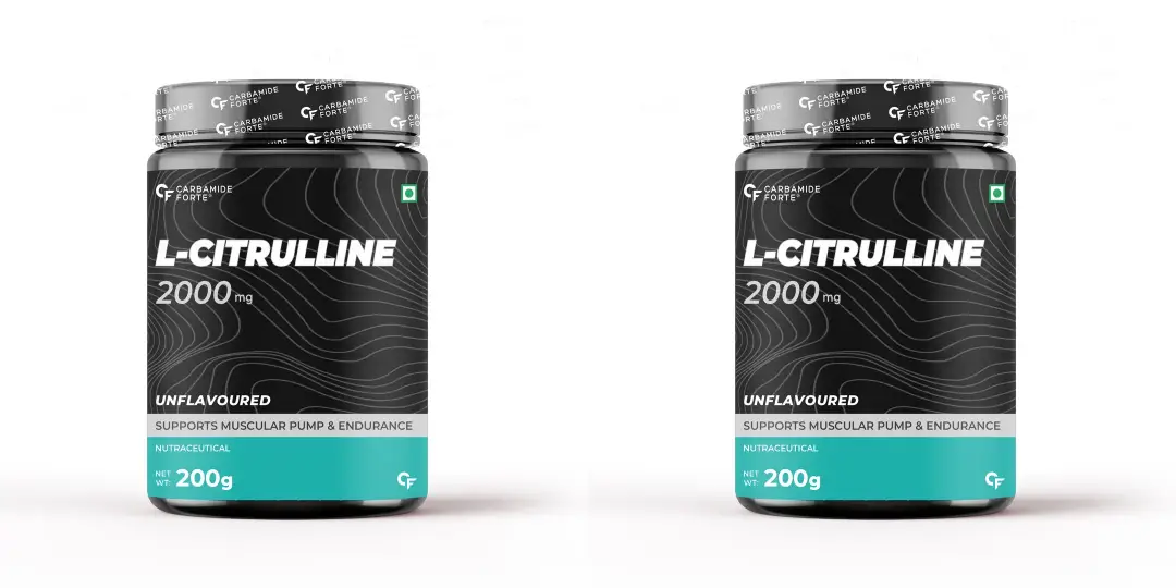 Carbamide Forte L Citrulline 2000mg for Focus and Energy - Pack of 2 (400 gm)