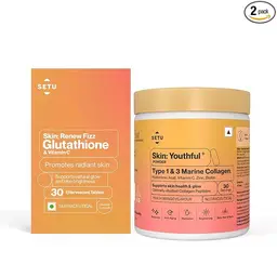 Setu Skin Skin Renew Fizz and Skin Youthful Marine Collagen Powder (Combo Pack) icon