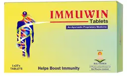 Lifezen - IMMUWIN TAB-25's ( Ayurveda ) - Helps to inhibit viral penetration into the human cell and also prevents viral replication. icon