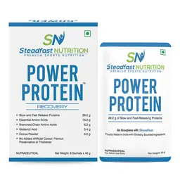 Steadfast Nutrition - Power Protein - with Wheat Protein, Calcium Caseinate - for Building Lean And Strong Muscles