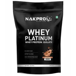 Nakpro PLATINUM 100% Whey Protein Isolate for Muscle Recovery and Lean Muscle Growth