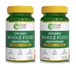 Pure Nutrition Organic Whole Food Multivitamin for Overall Wellbeing