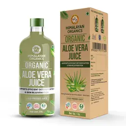 Himalayan Organics Organic Aloe Vera Juice | Supports Digestion & Glowing Skin | Natural Cold Pressed Juice For Skin Care (1L) icon