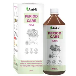 Ambic Ayurveda - Period Care Juice - For Delayed Irregular Periods - Helps with Period Pain, PCOS, PCOD icon