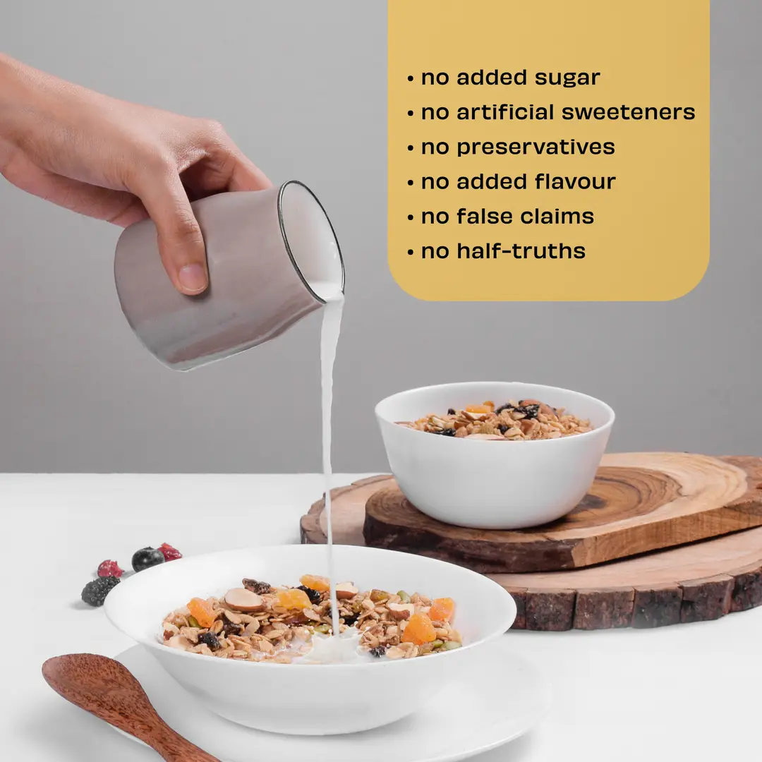 Yogabar Super Muesli, No Added or Hidden Sugar, Breakfast Muesli with –  Sugar Free Box