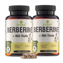Zespo Berberine with Turmeric, Milk Thistle, Cinnamon for Metabolic and Liver Support