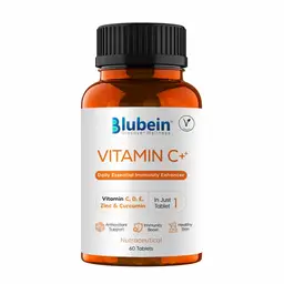 Blubein -  Vitamin C+ - With Vitamin C, D, E, Zinc & Curcumin - For Stress Relieving Properties icon