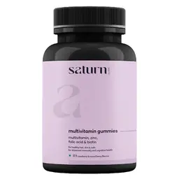 Saturn by GHC Multivitamin Gummies, Promotes Thick Hair & Restores Skin Glow  (30 No) icon