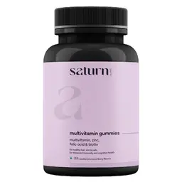 Saturn by GHC Multivitamin Gummies, Promotes Thick Hair & Restores Skin Glow (30 No) icon